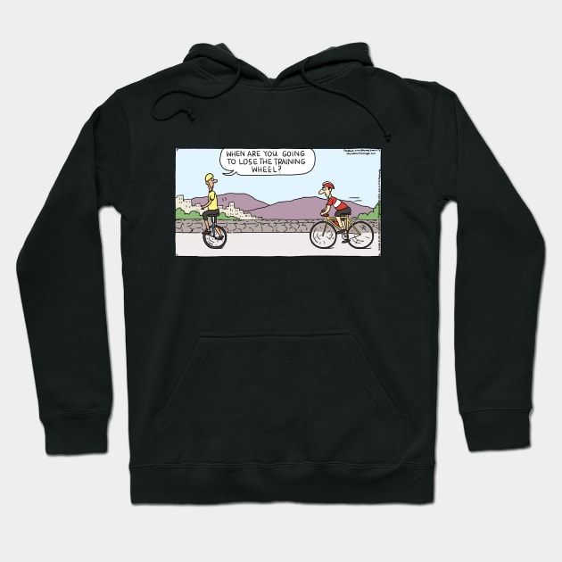 Unicycles Rule! Hoodie by Rhymes With Orange